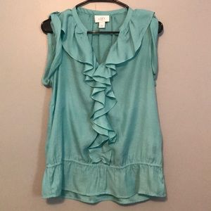 Loft Blouse with Ruffles